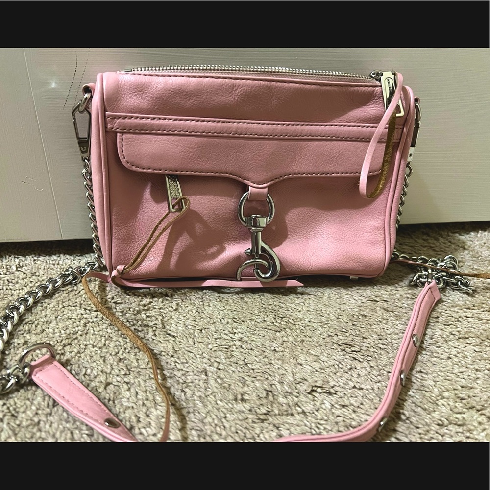 Rebecca Minkoff Baby Pink Mini MAC crossbody